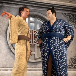 dForce Kimono Outfit Male Textures