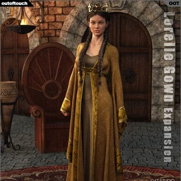 dForce Lorelle Gown Texture Expansion