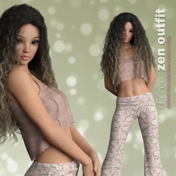 dForce P3D Zen Outfit for Genesis 8 Female