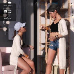 dForce Sunny Days Outfit for Genesis 8 Female(s)