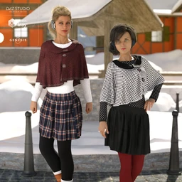 dForce Wonderland Outfit Textures