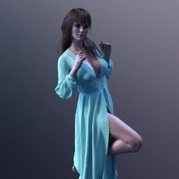 dForce X-Fashion MaxiDress for Genesis 8 Female(s)