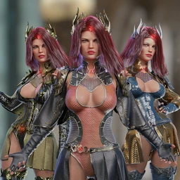 dForce X-Fighter Outfit Iray Textures