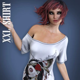 dForce XXL Shirt for Genesis 8 Females