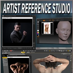 EJ Artist Reference Studio for Daz Studio Zbrush and Others