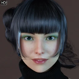 Erika HD plus Morphs and Expressions for Genesis 8 Female