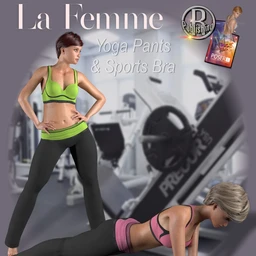 FADS Yoga Pants & Sports Bra for La Femme and Poser 11