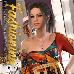 Fashioning for dForce XXL Shirt for Genesis 8 Females