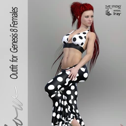 Flow Outfit for Genesis 8 Females
