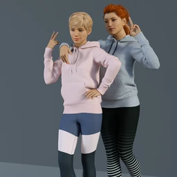 H&C Hoodie & Training Wear for Genesis 8 Female(s)