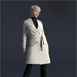H&C Trench Coat Outfit for Genesis 8 Female(s)