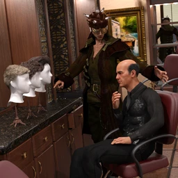 Hair Converter from Genesis 3 Male to Genesis 8 Male