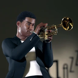 HD Trumpet and Poses for Genesis 8