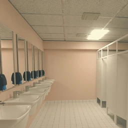 High School Bathroom