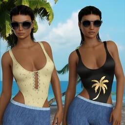 InStyle – dForce UltraFine Swimsuit for Genesis 8 Females