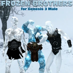 Iray Frozen Brothers for Genesis 3 Male