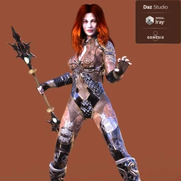 Jiwoo Battle Mage Outfit for Genesis 8 Female(s)