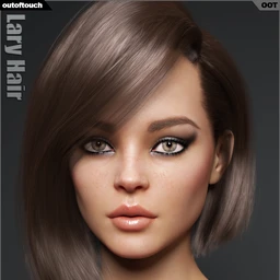 Lary Hair for Genesis 3 and 8 Female(s)