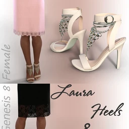 Laura Jewel Heels for Genesis 8 Female(s)