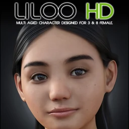 Liloo HD for Genesis 3 and 8 Female