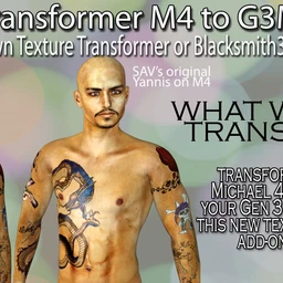 M4 to G3M Add-on Pack for Texture Transformer