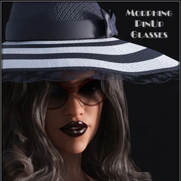 Morphing PinUp Glasses for G3F-G8F and Universal Prop