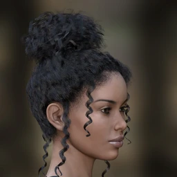 MRL dForce Curly Bun for Genesis 8 Female(s)