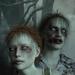 Nightmare Hair for Genesis 3 Female(s) and Male(s)