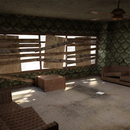 Post Apocalyptic Living Room