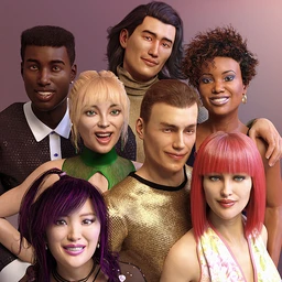 PTF Cheer for Everyone! Expressions for Genesis 8