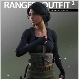 Ranger Outfit 2 for Genesis 8 Female