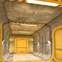 Sci-fi Containment Station Floor
