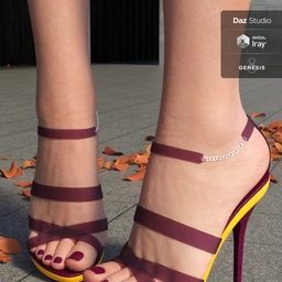 Sekushi High Heels for Genesis 3 & 8 Female(s)