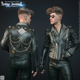 Spiky Jacket for Genesis 8 Male(s)