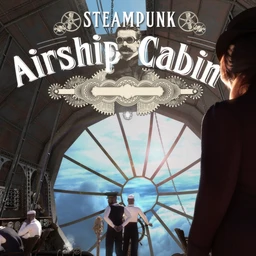 Steampunk Airship Cabin