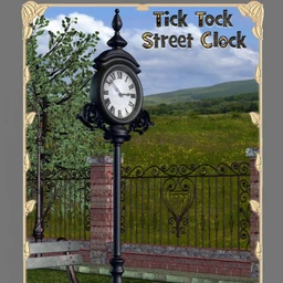 Tick Tock Street Clock