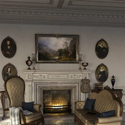 Victorian Decor 3 Iray