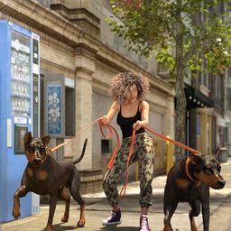 Walk the Dog 8 Poses for Genesis 8