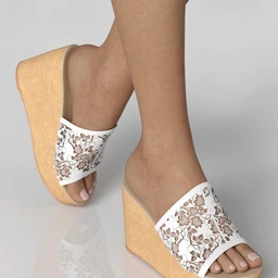 Wedge Sandals for Genesis 8 Female(s)
