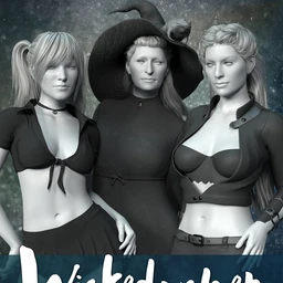 Wicked Women HD Faces and Bodies for Genesis 8 Female