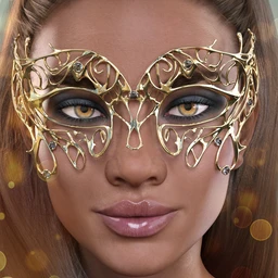 X-Fashion Fantasy Mask for Genesis 3 Females