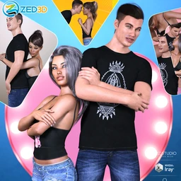 Z My Short Girlfriend Shape Presets and Poses for Genesis 8