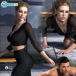 Z Utility Walking and Crawling Poses for Genesis 3 and 8