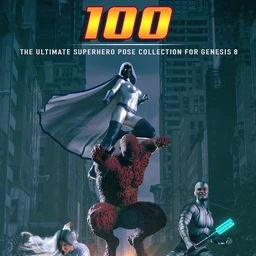 100 Ultimate Superhero Poses for Genesis 8