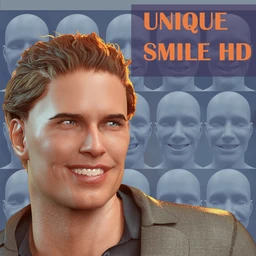 20 Unique Smiles HD for Genesis 8 Male(s)