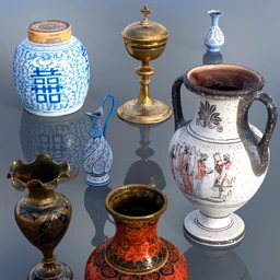 7 Decorative Vase Collection