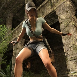 Adventure Poses and Props for Genesis 8 Female