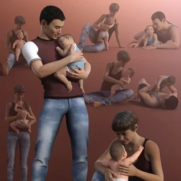 Baby Mine Poses for Genesis 8