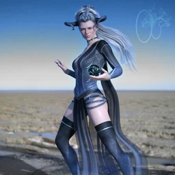 CB dForce Dark Essence Outfit for Genesis 8 Female(s)