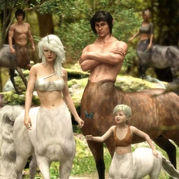 CC Centaur Breeds for Genesis 8 Male and Female Centaur